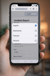 eerstehulpregister op smartphone
